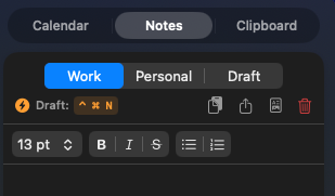 Categorized Notes